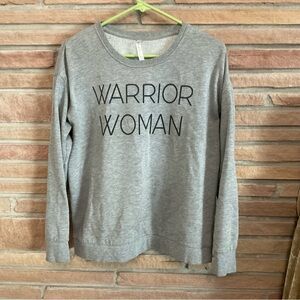 Fabletics Warrior Woman Scoop Neck Sweatshirt